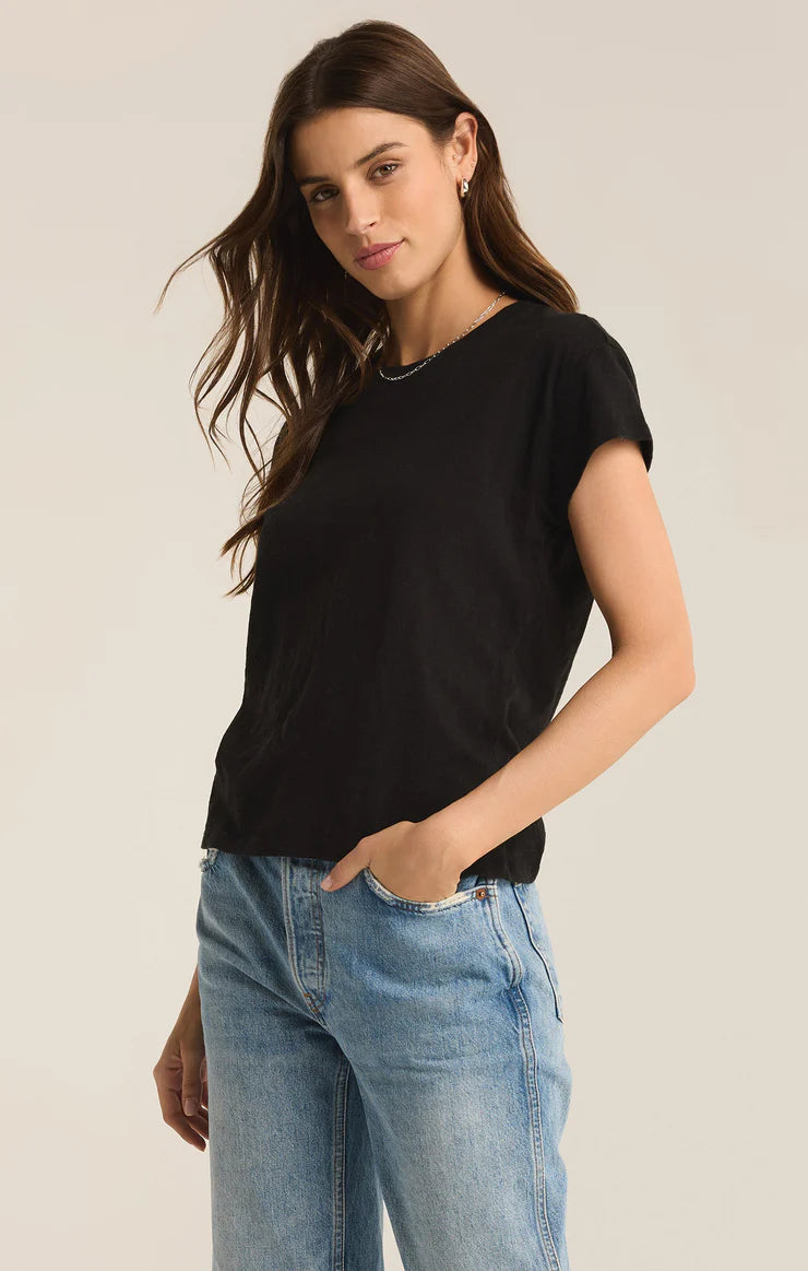 Z SUPPLY MODERN SLUB TEE- BLK