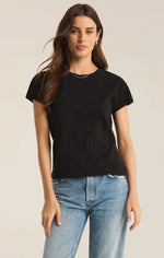 Load image into Gallery viewer, Z SUPPLY MODERN SLUB TEE- BLK
