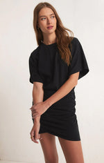 Load image into Gallery viewer, Z SUPPLY CARMELA JERSEY DRESS BLK
