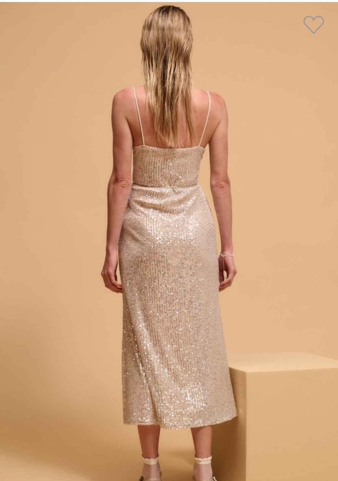 SEQUIN SLIP DRESS