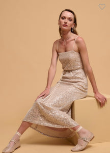 SEQUIN SLIP DRESS