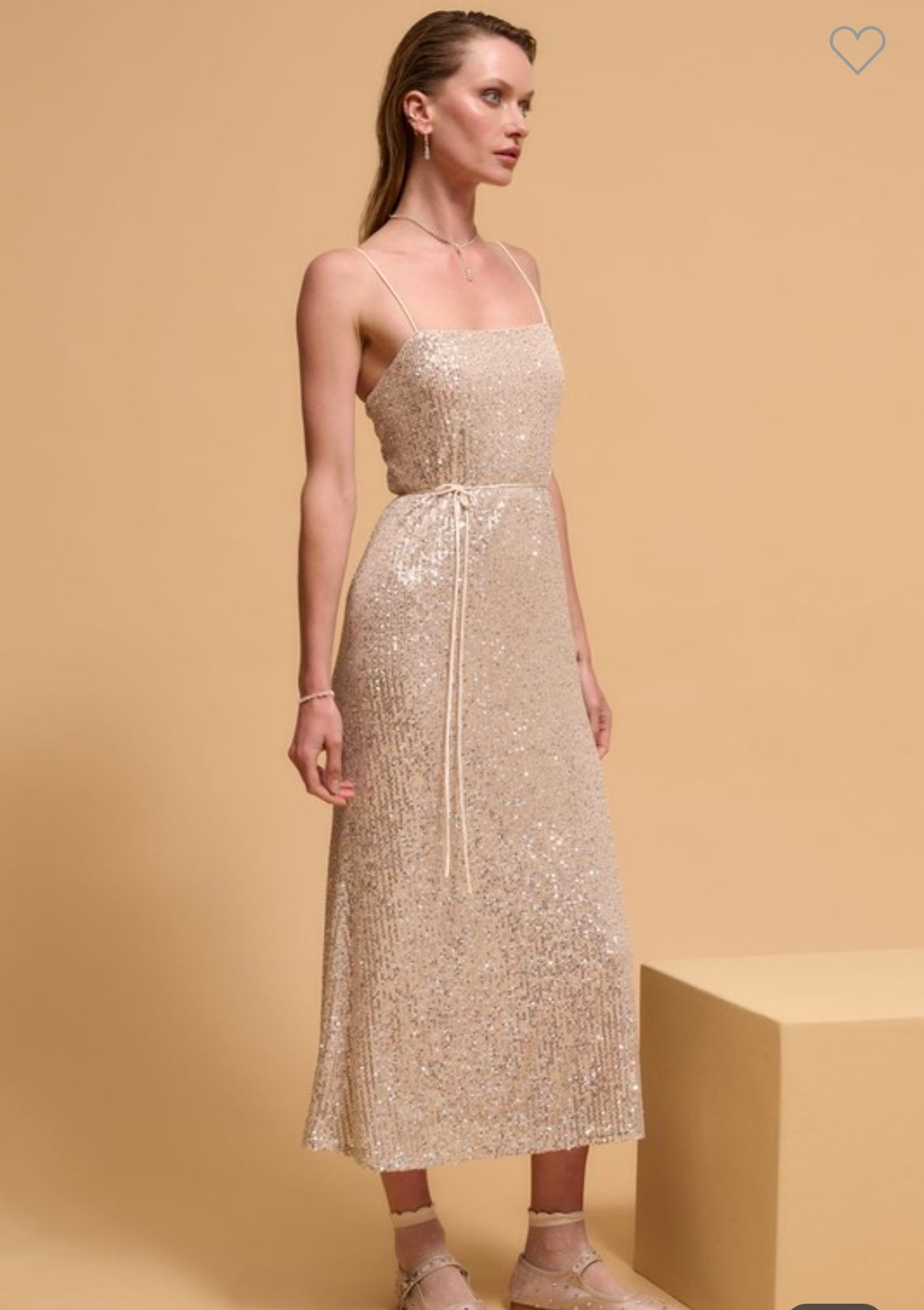 SEQUIN SLIP DRESS