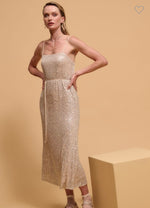 Load image into Gallery viewer, SEQUIN SLIP DRESS
