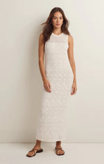 Load image into Gallery viewer, Z SUPPLY MALLORCA MIDI DRESS WHITE
