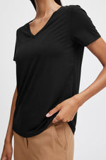 Load image into Gallery viewer, B YOUNG BYREXIMA VNECK BLK
