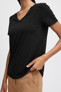 B YOUNG BYREXIMA VNECK BLK