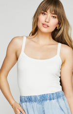 Load image into Gallery viewer, GENTLE FAWN ROSIE TANK-WHT
