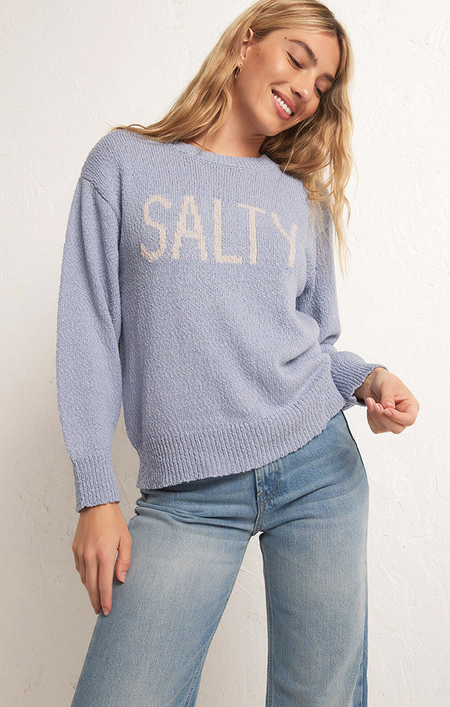 Z SUPPLY WAVES AND SALTY SWEATER