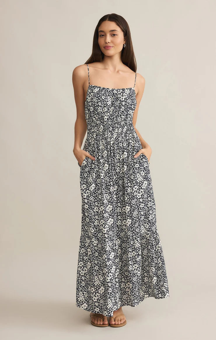 Z SUPPLY TOLUCA YNEZ FLORAL MAXI DRESS