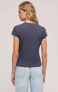 Z SUPPLY MODERN SLUB TEE-  WORN BLUE