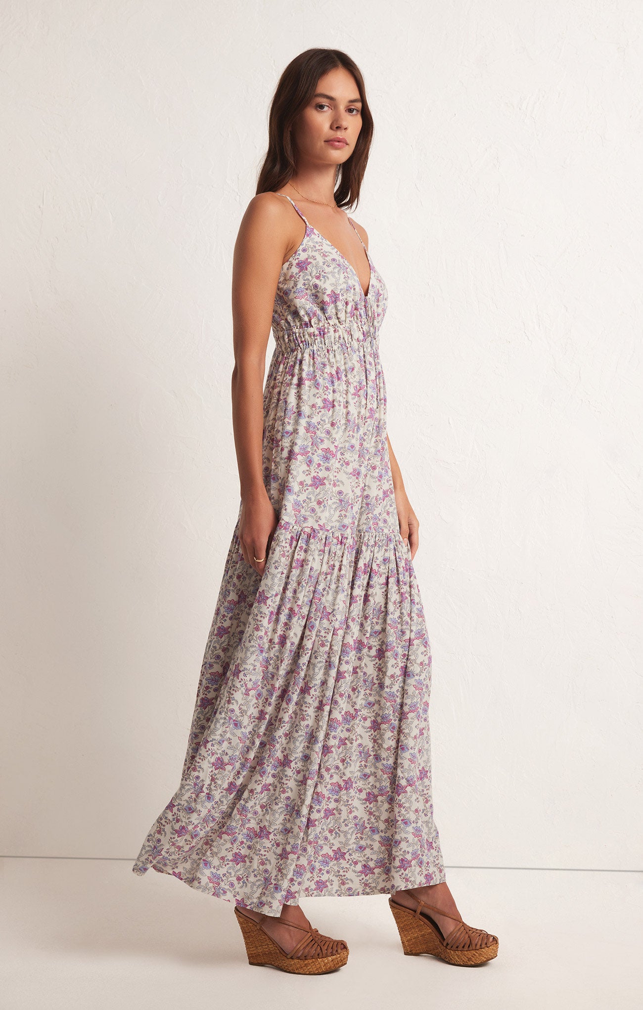 Z SUPPLY LIBSON MAXI DRESS IN SANDSTONE