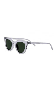 I SEA CANYON SUNGLASSES IN CLEAR/GREEN POLARIZED