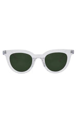 Load image into Gallery viewer, I SEA CANYON SUNGLASSES IN CLEAR/GREEN POLARIZED
